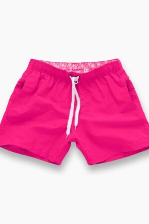 شورت أحمر وردي