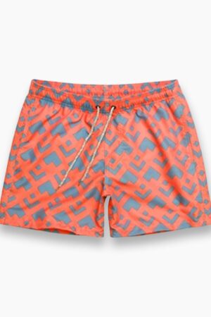 شورت بطبعة أزهار سريع الجفاف