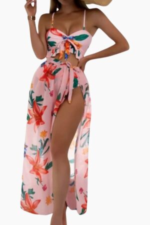 مايوه بكيني عالي الخصر – 3 قطع