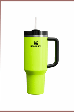 زجاجة ماء حرارية ستانلي كوينشر H2.0 أصفر نيون - 40 أوقية