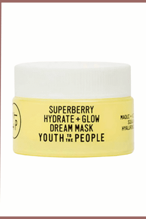 كريم ليلي + ماسك سوبر بيري لترطيب وتوهج البشرة مع فيتامين C – 15 مل