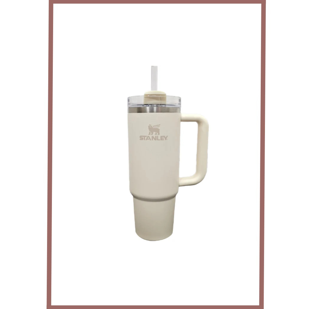 كوب ستانلي كوينشر H2.0 بتقنية فلو ستيت سعة 887 مل - كريمي (النسخة الآسيوية)