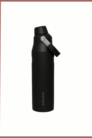 زجاجة ستانلي آيس فلو بغطاء تدفق سريع 473 مل (16 أونصة) - أسود (النسخة الآسيوية)