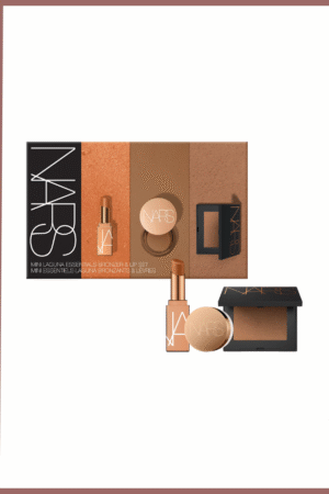 طقم أساس برونزر لاغونا الصغير + شفاه