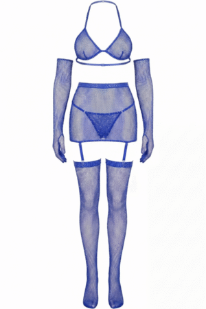 لانجيري شبك كريستال – فري سايز