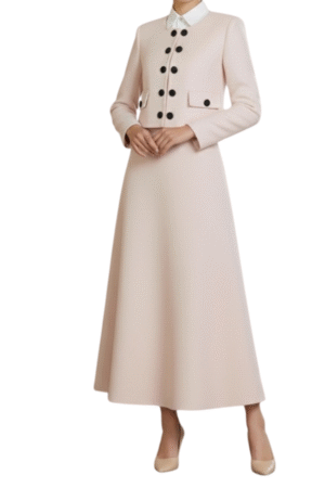 طقم شتوي ناعم بتفاصيل فخمة