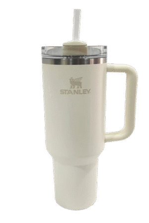 ستانلي كوينشر تمبلر 40 أونصة كريم 2.0 - غطاء شفاف (النسخة الآسيوية)
