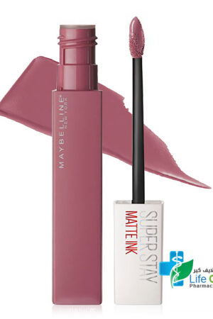 ميبلين سوبر ستاي مات انك احمر شفاه سائل لون وردي لوفر 15